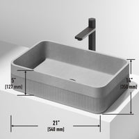 Cypress Concreto™ Stone Vessel Sink