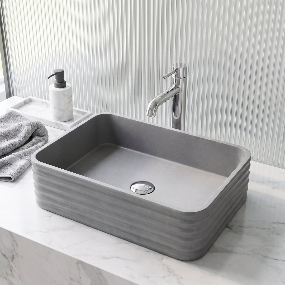 Cadman Concreto Stone™ Vessel Sink