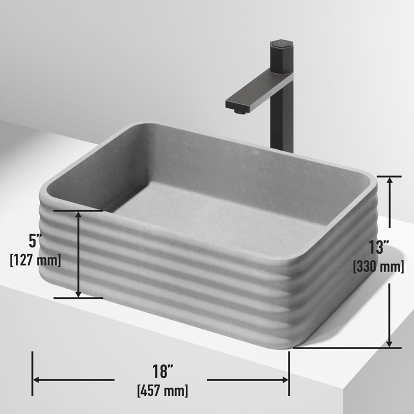Cadman Concreto Stone™ Vessel Sink