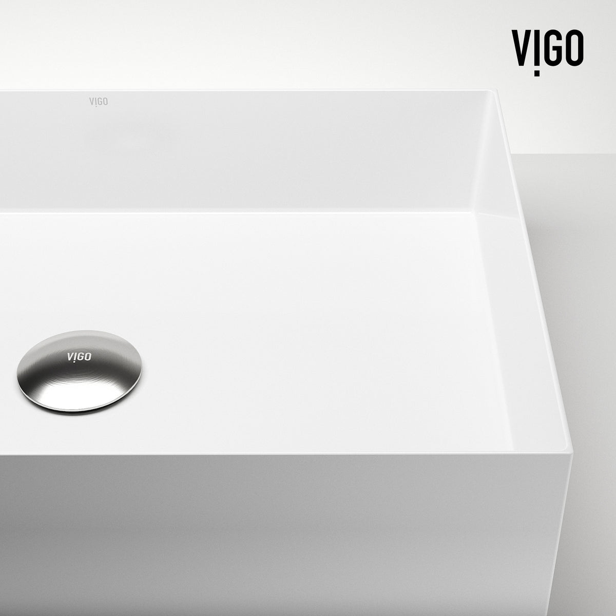 UltraThin™ Modern White Matte Stone™ 22 in. L x 15 in. W Rectangular Vessel Bathroom Sink