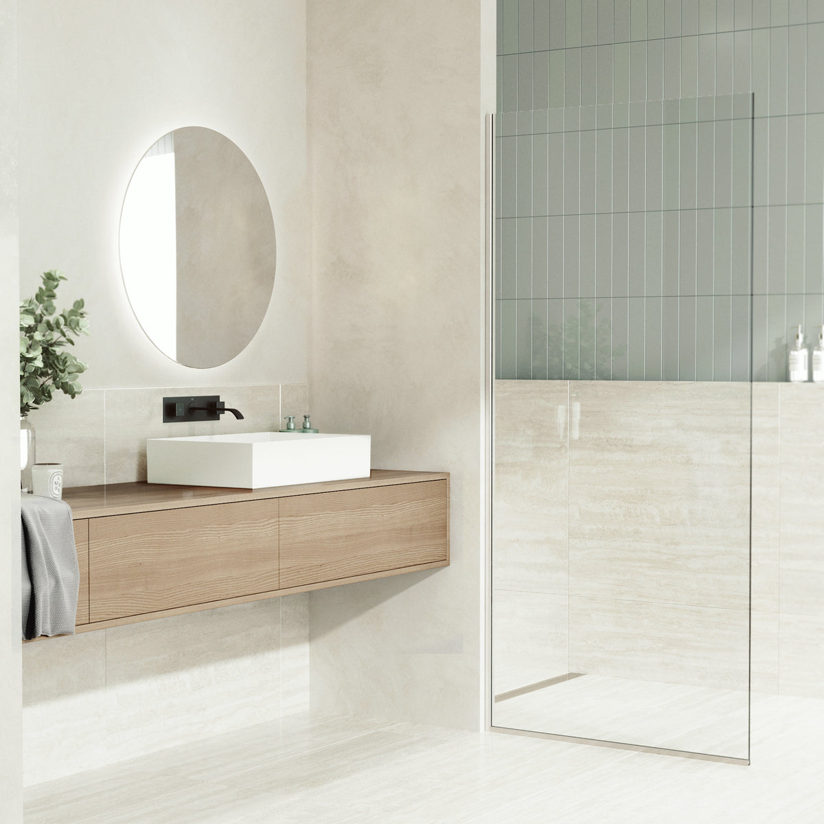UltraThin™ Modern White Matte Stone™ 22 in. L x 15 in. W Rectangular Vessel Bathroom Sink