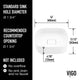 UltraThin™ Modern White Matte Stone™ 16 in. L x 14 in. W Rectangular Vessel Bathroom Sink