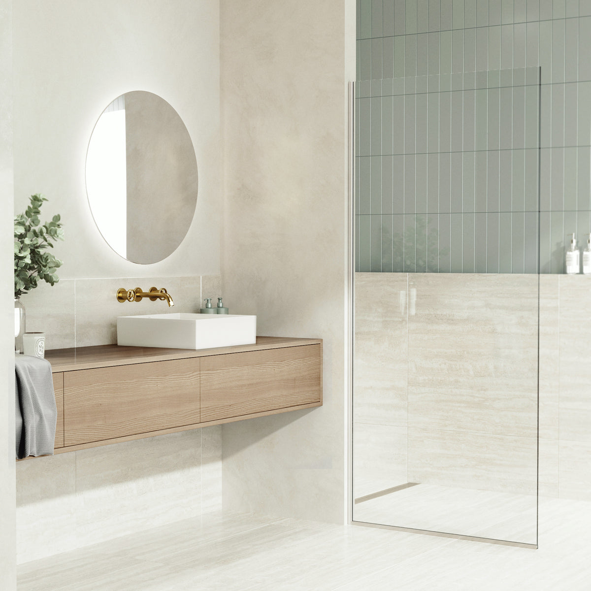 UltraThin™ Modern White Matte Stone™ 16 in. L x 16 in. W Square Vessel Bathroom Sink