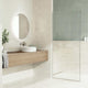 Elan Modern White Matte Stone™ 16 in. Round Vessel Bathroom Sink