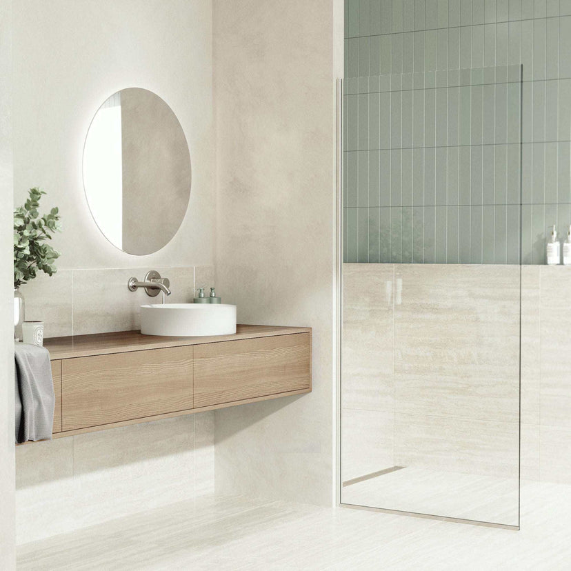 Elan Modern White Matte Stone™ 16 in. Round Vessel Bathroom Sink