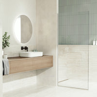 UltraThin™ Modern White Matte Stone™ 21 in. L x 14 in. W Rectangular Vessel Bathroom Sink