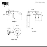 Noma Olus Wall Mount Bathroom Faucet