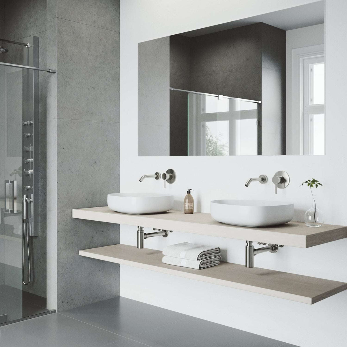Noma Olus Wall Mount Bathroom Faucet
