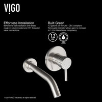 Noma Olus Wall Mount Bathroom Faucet