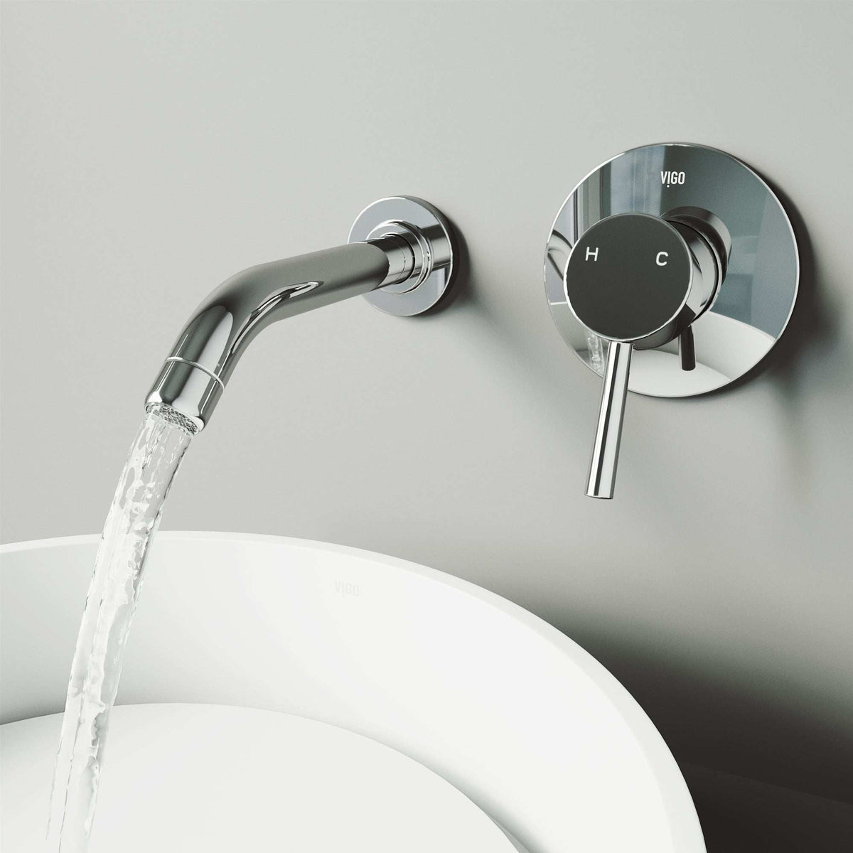 Noma Olus Wall Mount Bathroom Faucet
