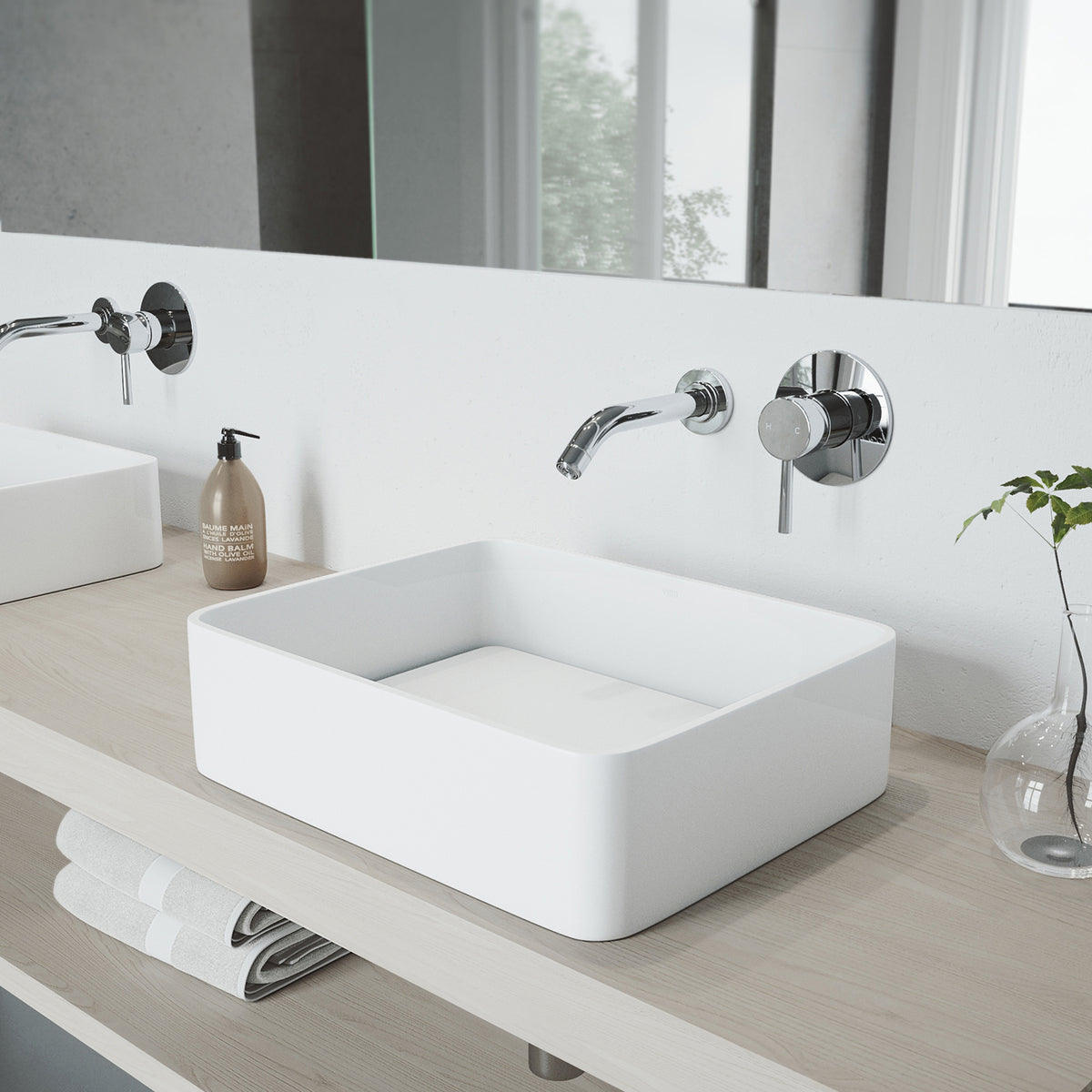 Noma Olus Wall Mount Bathroom Faucet