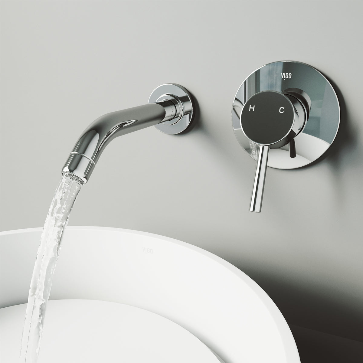 Noma Olus Wall Mount Bathroom Faucet