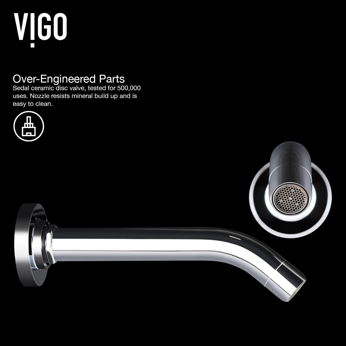 Noma Olus Wall Mount Bathroom Faucet