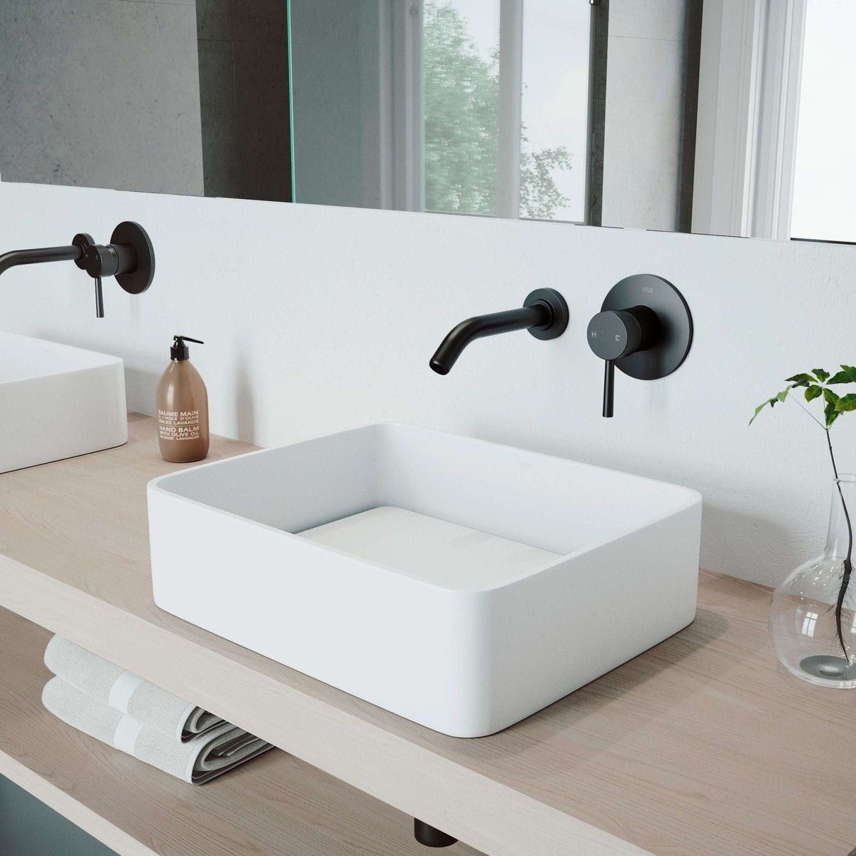 Noma Olus Wall Mount Bathroom Faucet