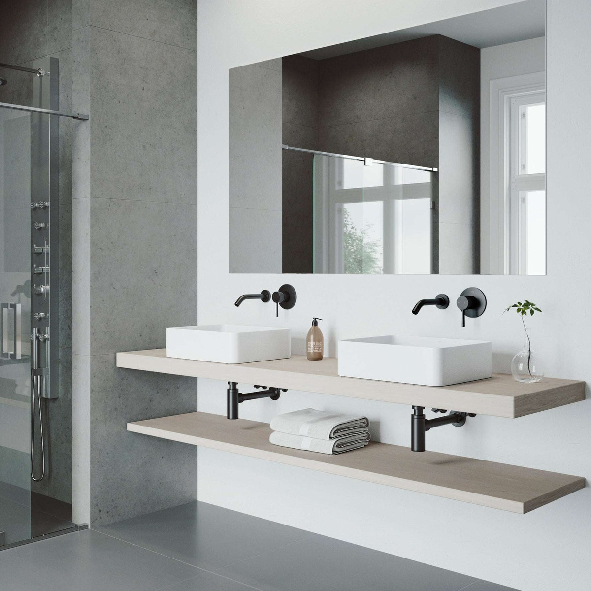 Noma Olus Wall Mount Bathroom Faucet
