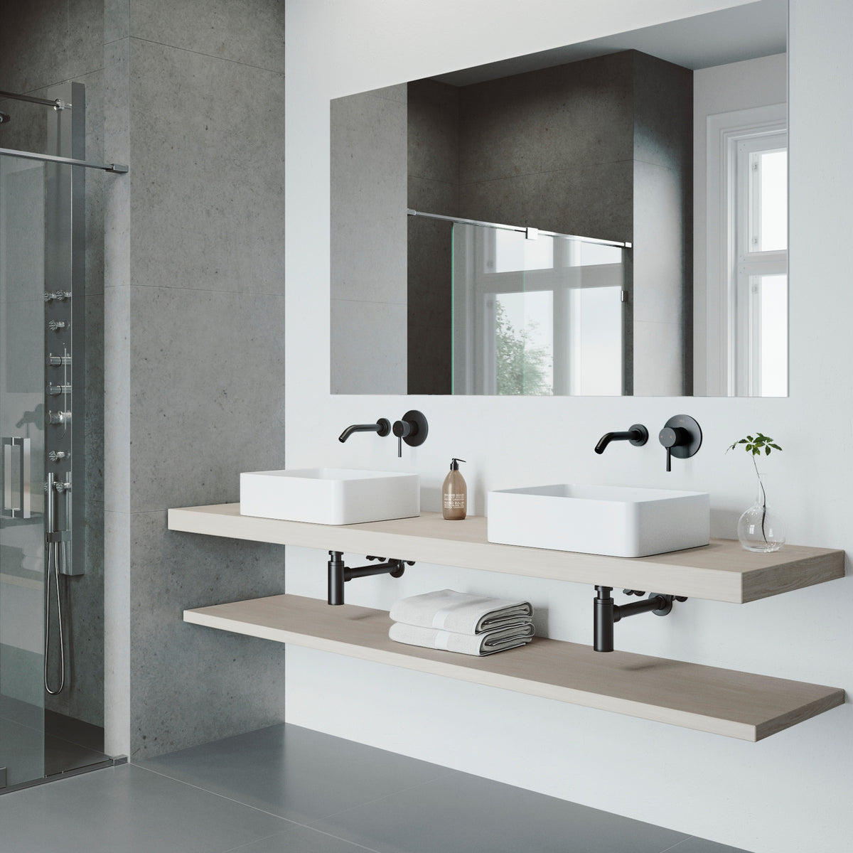 Noma Olus Wall Mount Bathroom Faucet