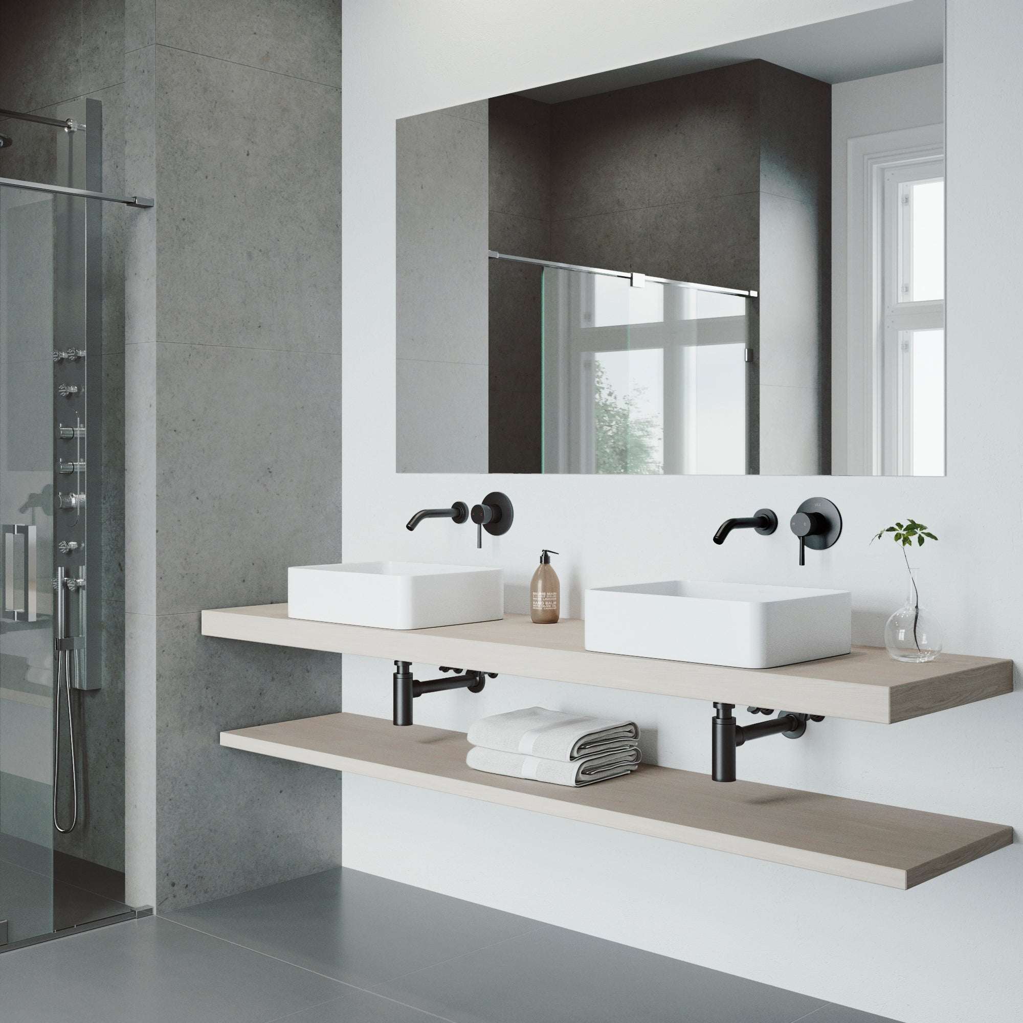 Noma 9 in. W Olus Wall Mount Faucet – VIGO