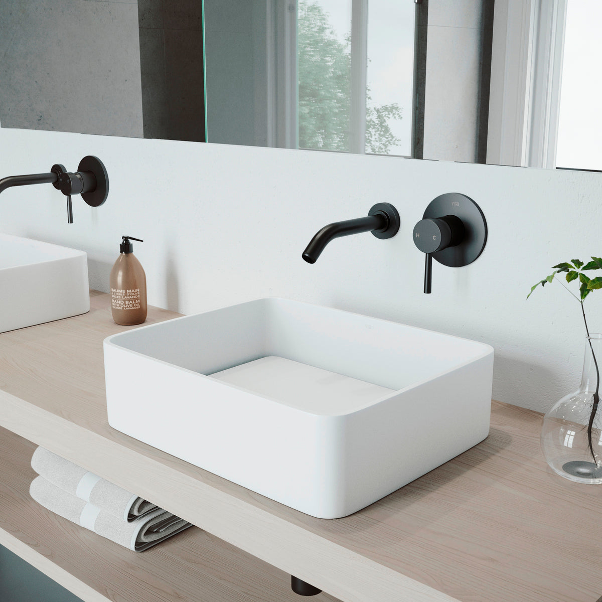 Noma Olus Wall Mount Bathroom Faucet