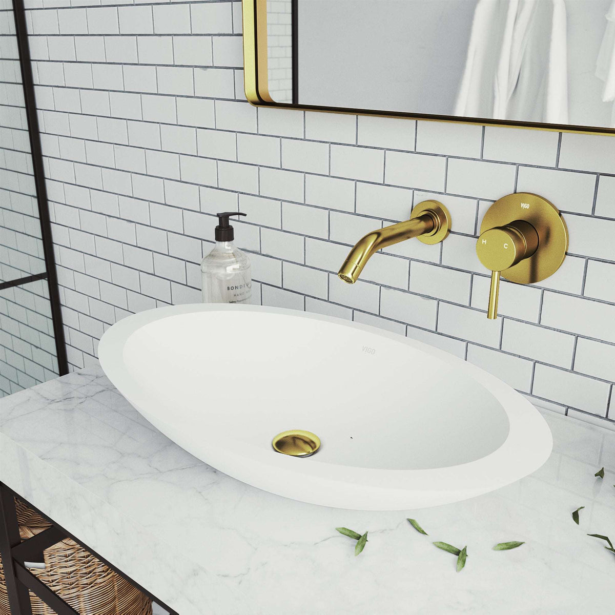 Noma Olus Wall Mount Bathroom Faucet