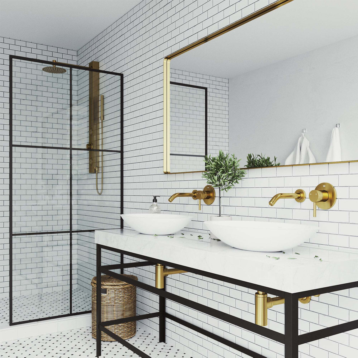 Noma Olus Wall Mount Bathroom Faucet