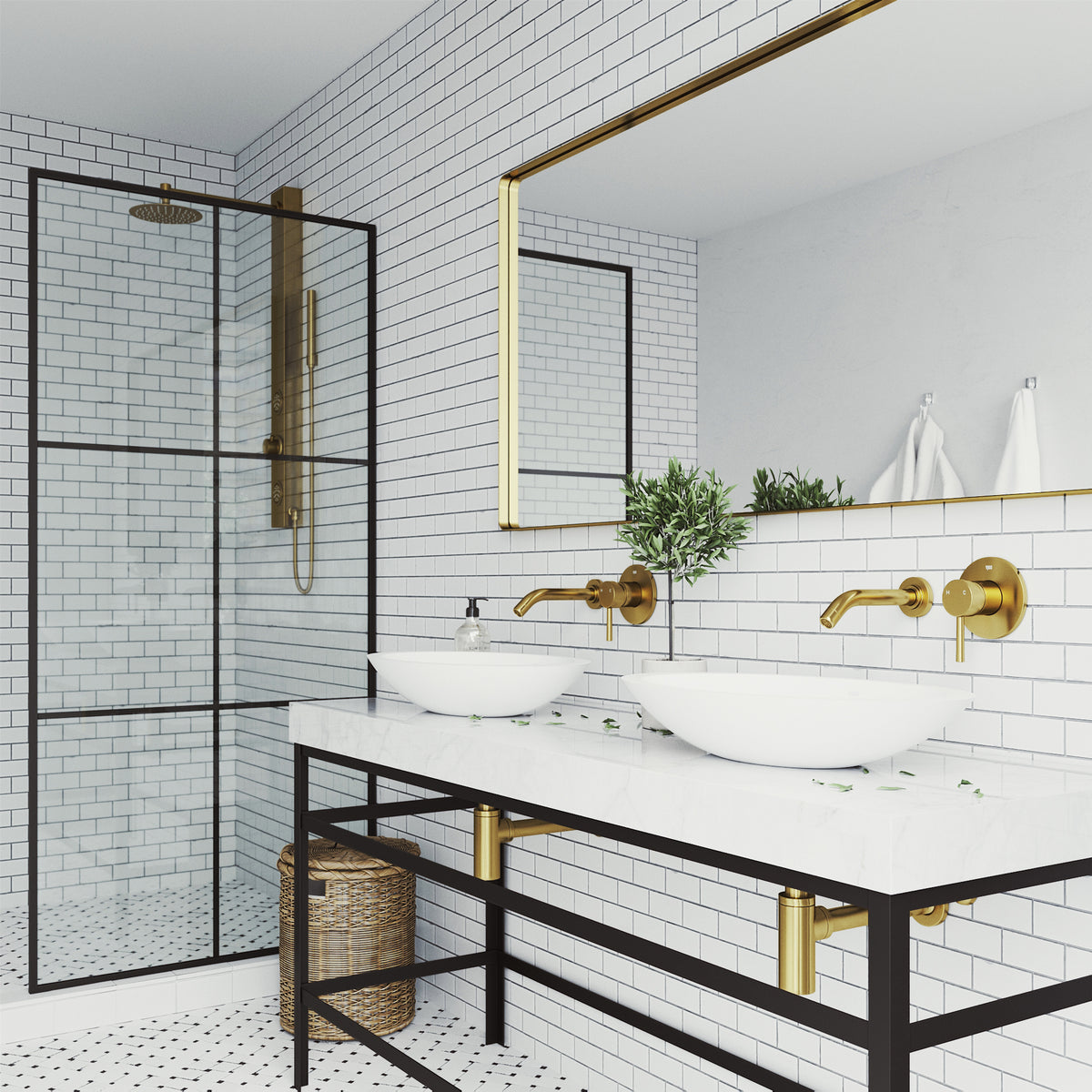 Noma Olus Wall Mount Bathroom Faucet