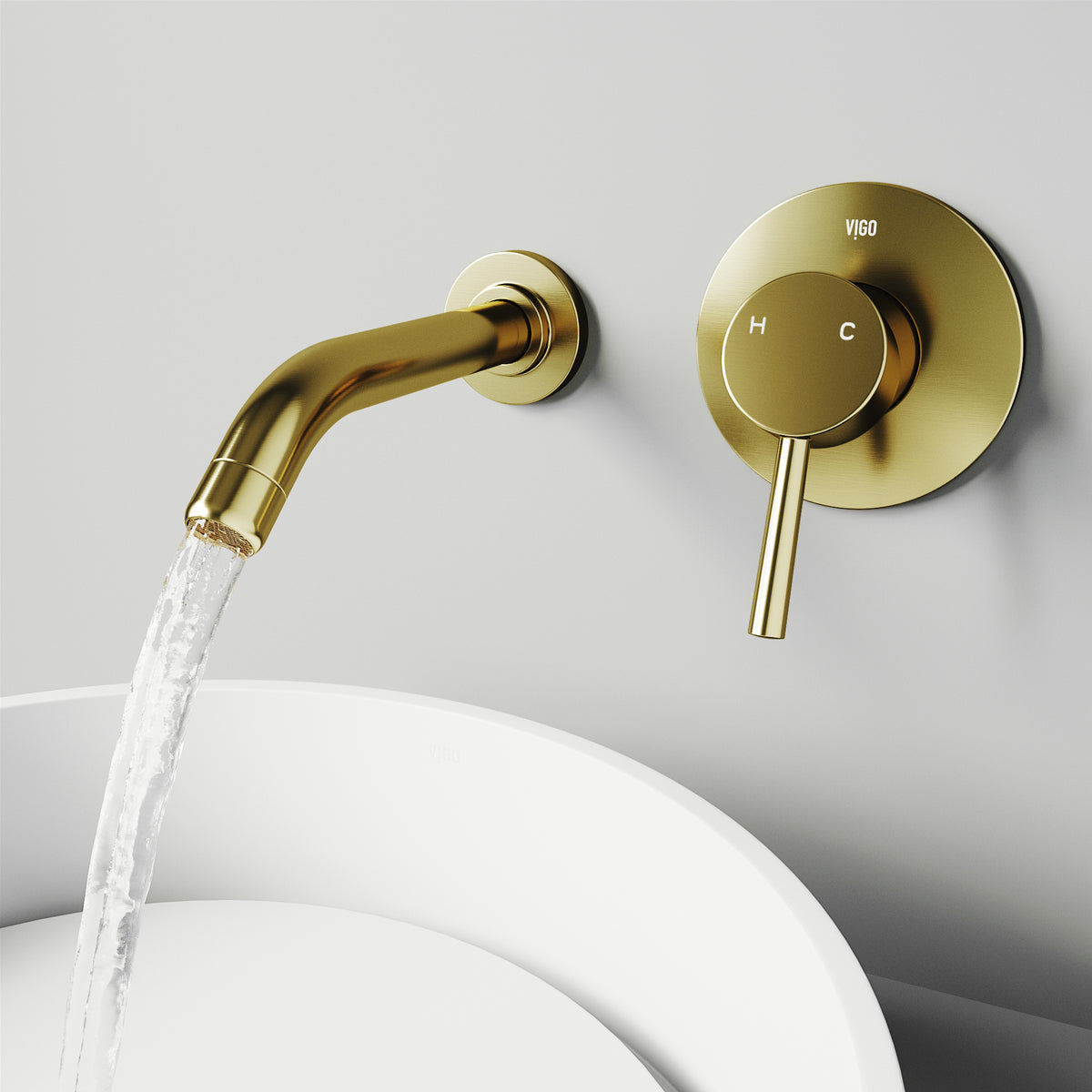 Noma Olus Wall Mount Bathroom Faucet