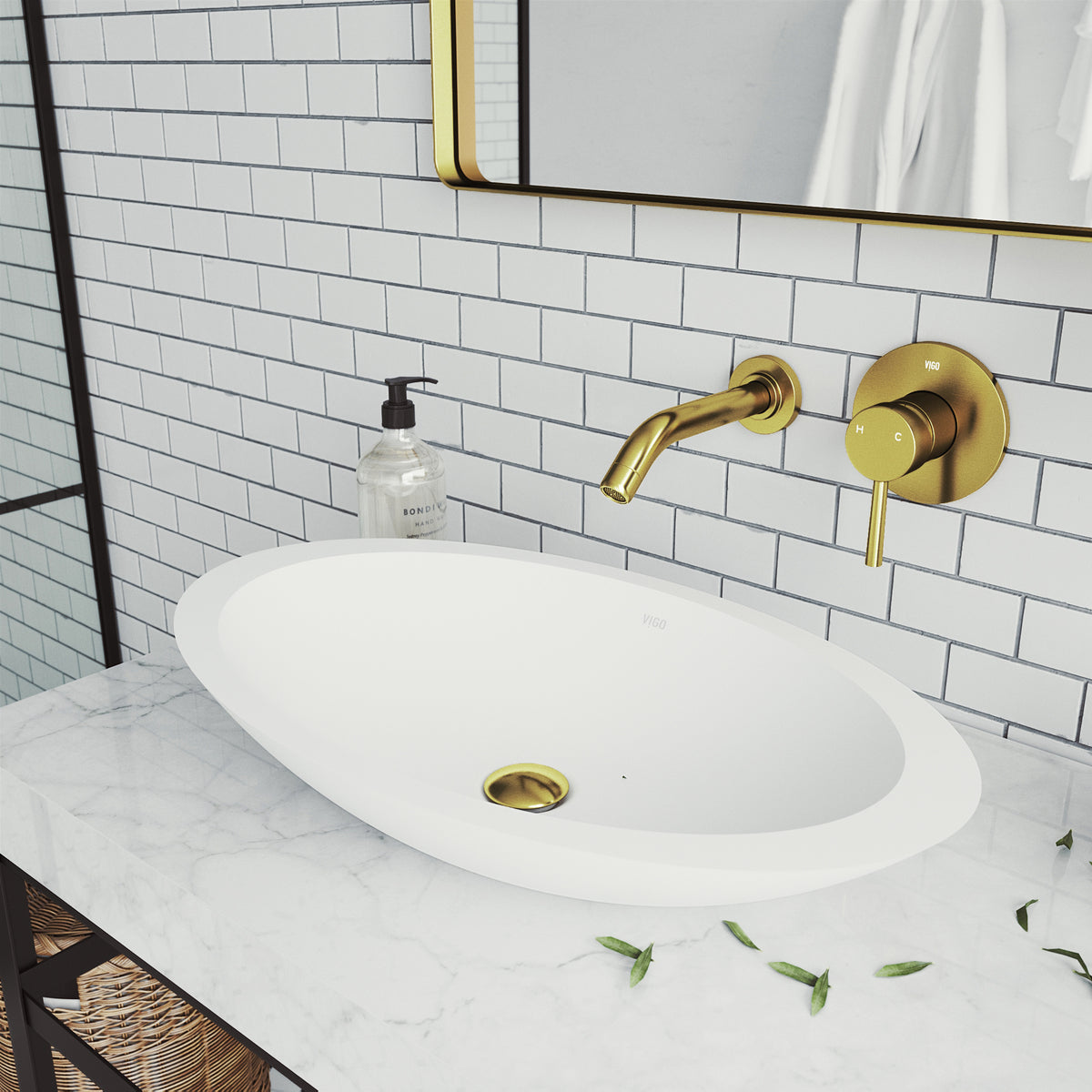 Noma Olus Wall Mount Bathroom Faucet