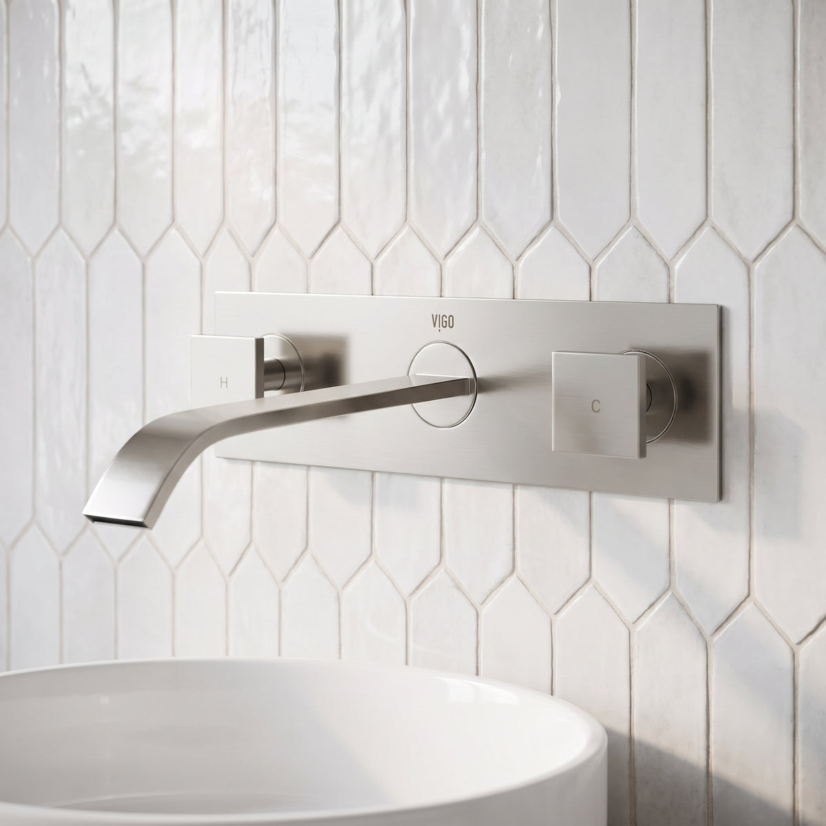 Satro Wall Mount Bathroom Faucet