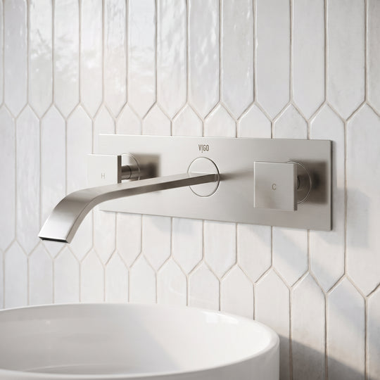 Satro Wall Mount Bathroom Faucet
