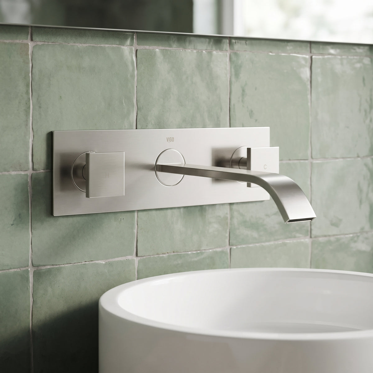 Satro Wall Mount Bathroom Faucet