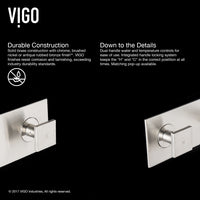Satro Wall Mount Bathroom Faucet