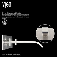 Satro Wall Mount Bathroom Faucet