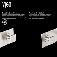 Waterfall low arc spout wall faucet in brushed nickel finish