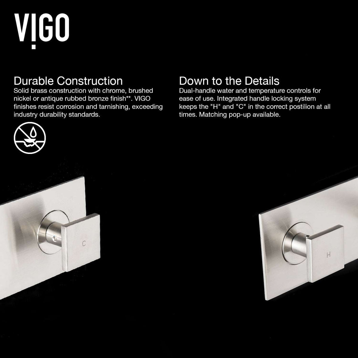 Waterfall low arc spout wall faucet in brushed nickel finish