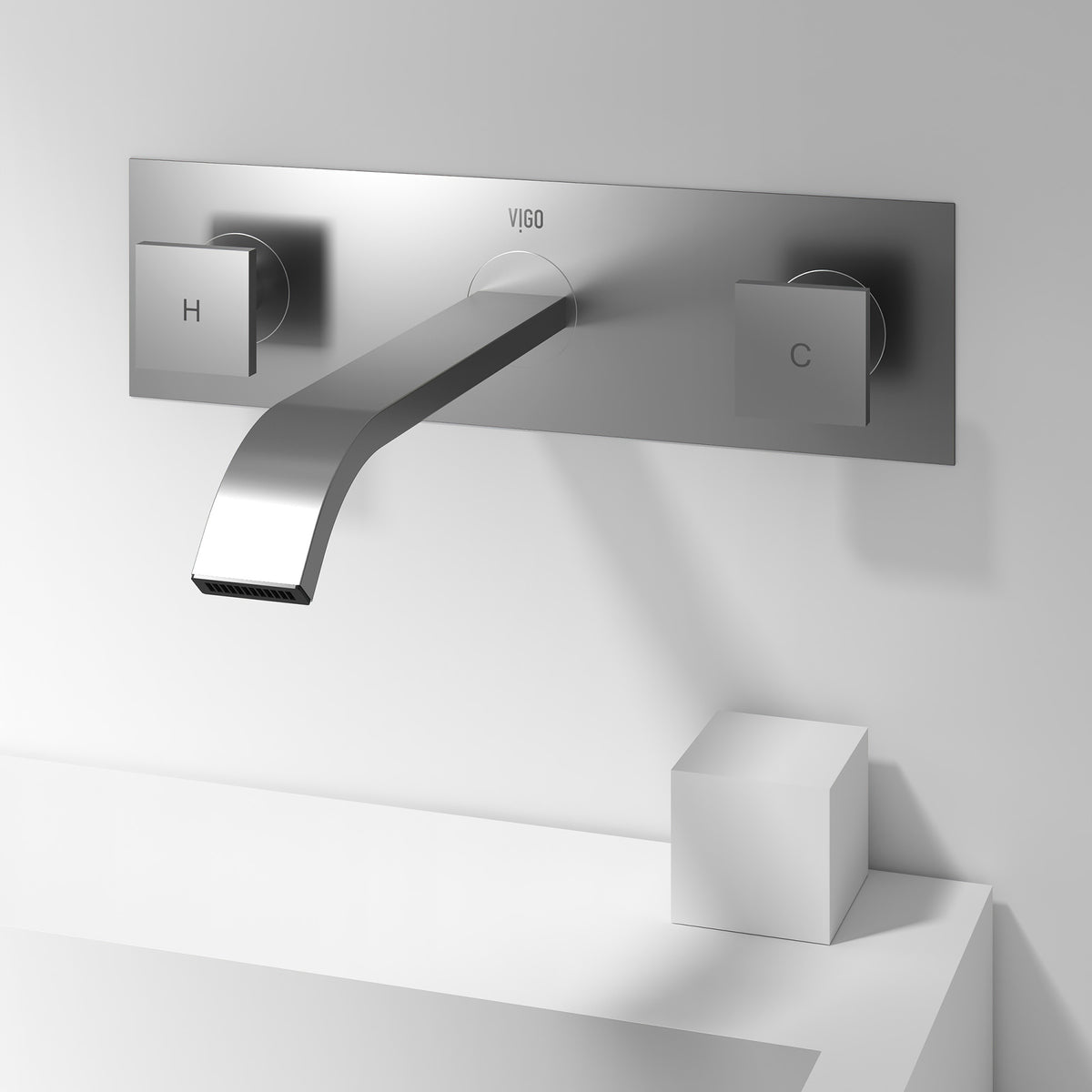 Satro Wall Mount Bathroom Faucet