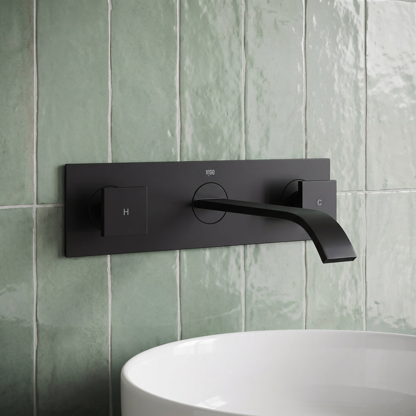 Satro Wall Mount Bathroom Faucet