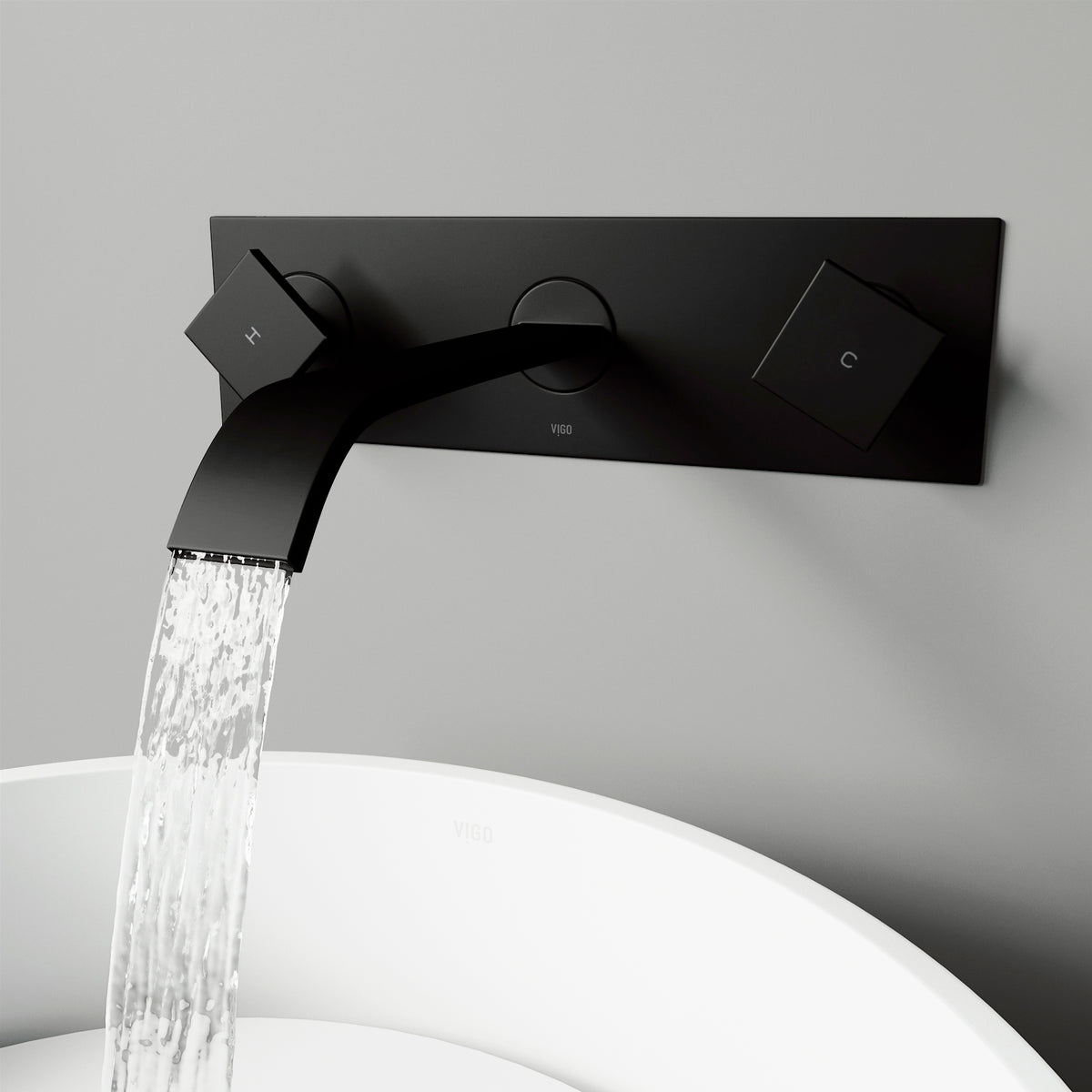Satro Wall Mount Bathroom Faucet