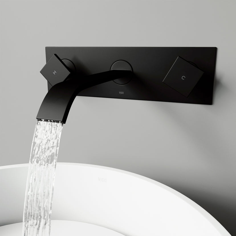 Satro Wall Mount Bathroom Faucet