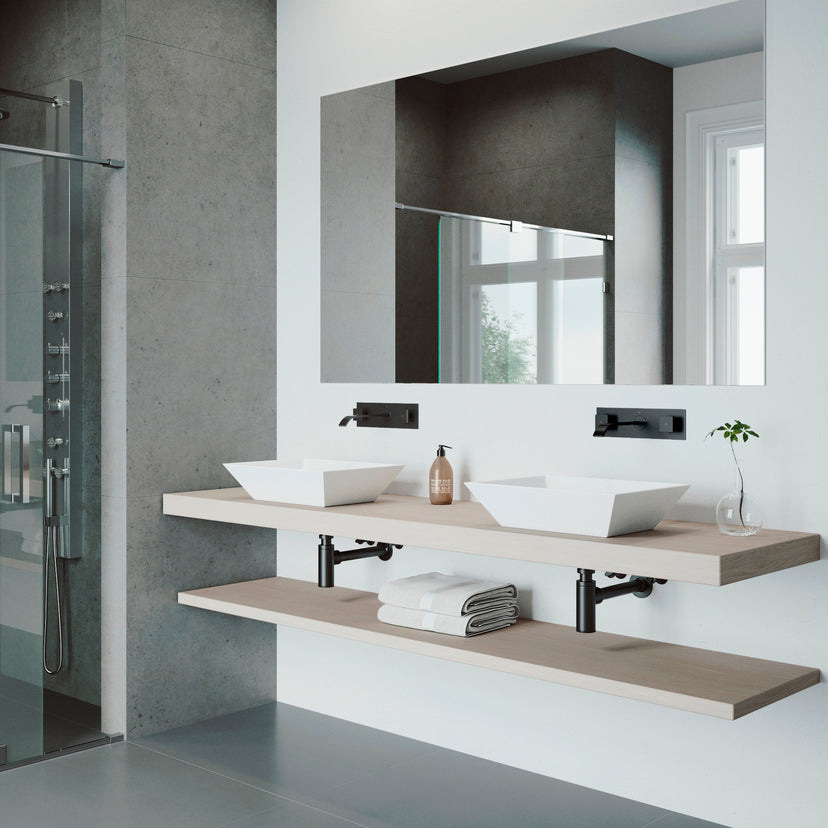 Satro Wall Mount Bathroom Faucet