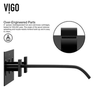 Wall mount faucet with tarnish resistant brass hardware
