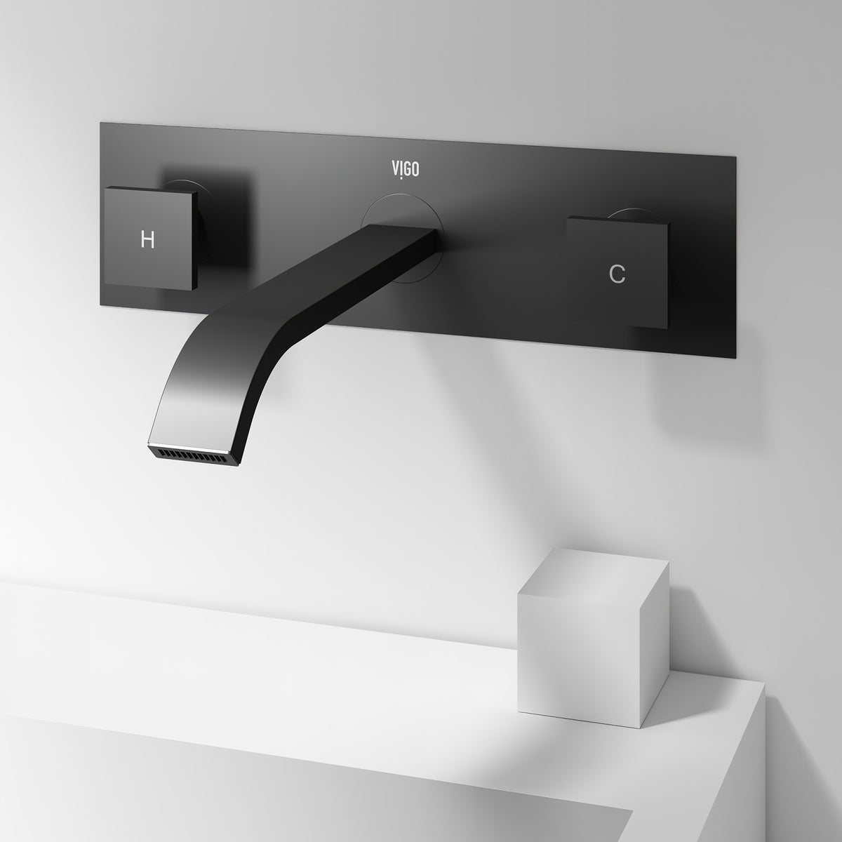 Satro Wall Mount Bathroom Faucet