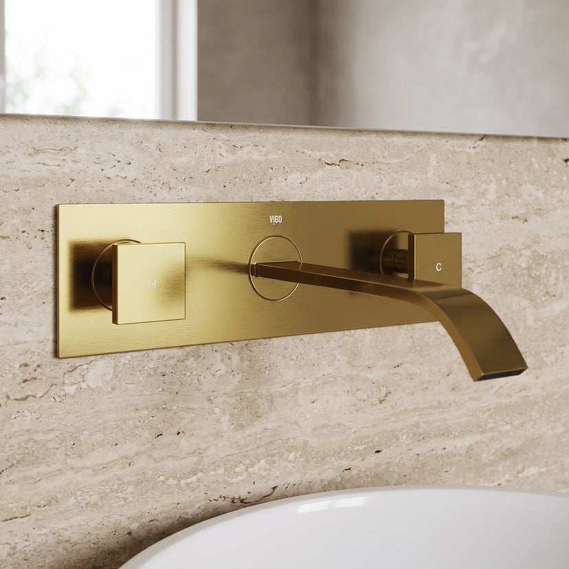 Satro Wall Mount Bathroom Faucet