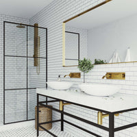 Wall mounted bathroom faucet with drip free ceramic disc valve