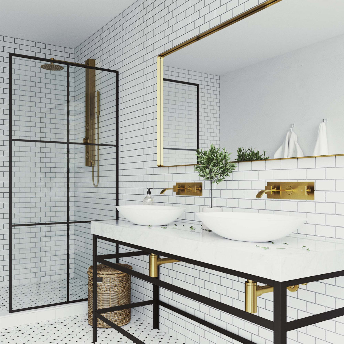 Wall mounted bathroom faucet with drip free ceramic disc valve