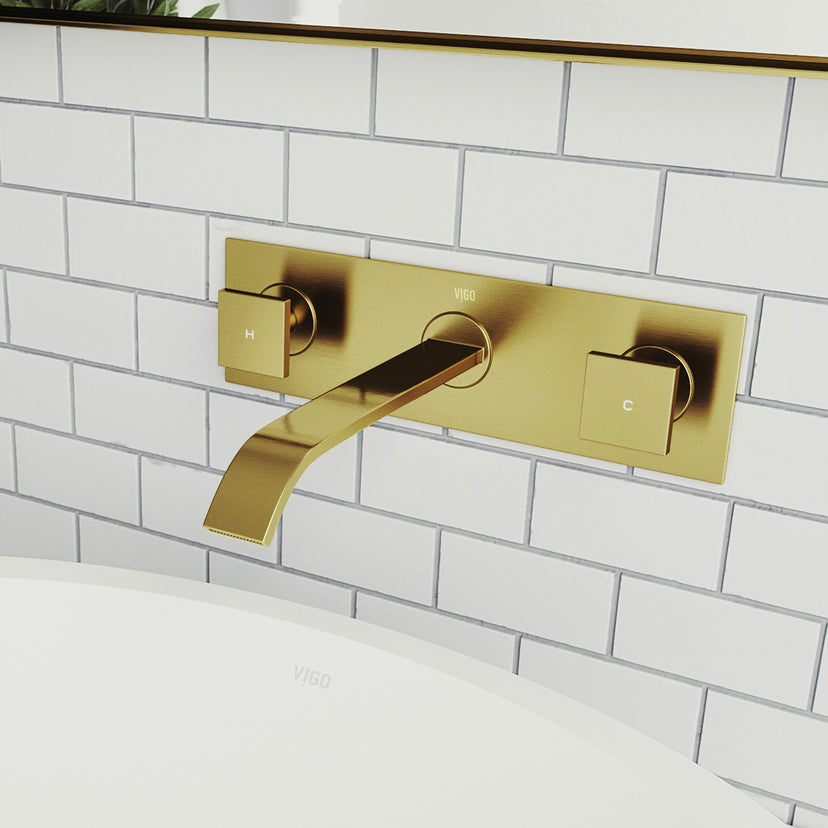 Satro Wall Mount Bathroom Faucet