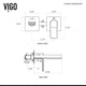 Amada Wall Mount Bathroom Faucet