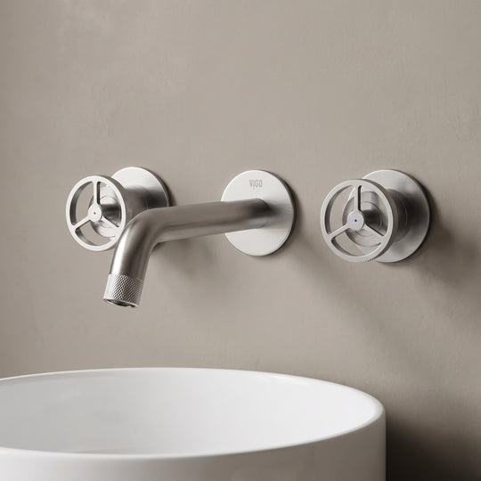 Cass Wall Mount Bathroom Faucet