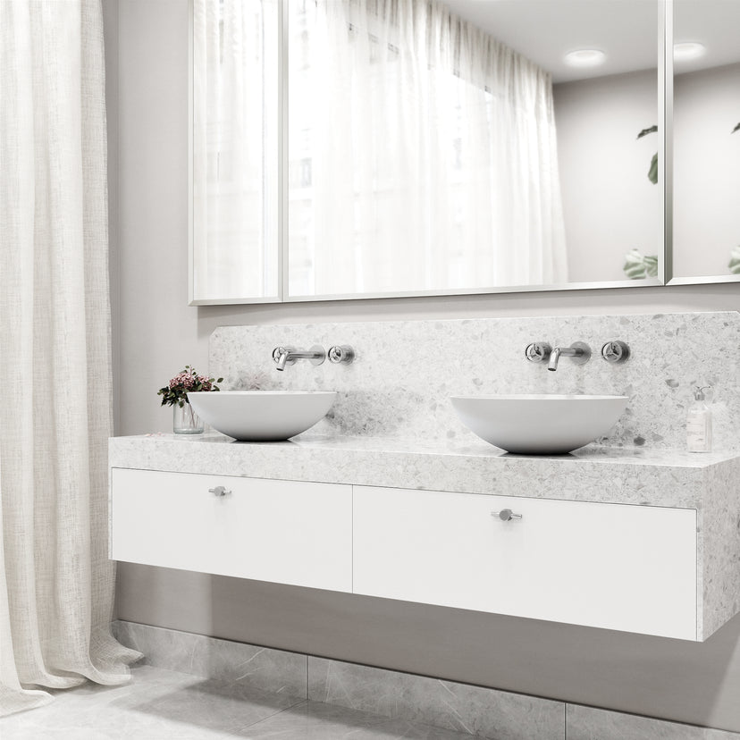 Cass Wall Mount Bathroom Faucet