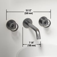 Cass Wall Mount Bathroom Faucet