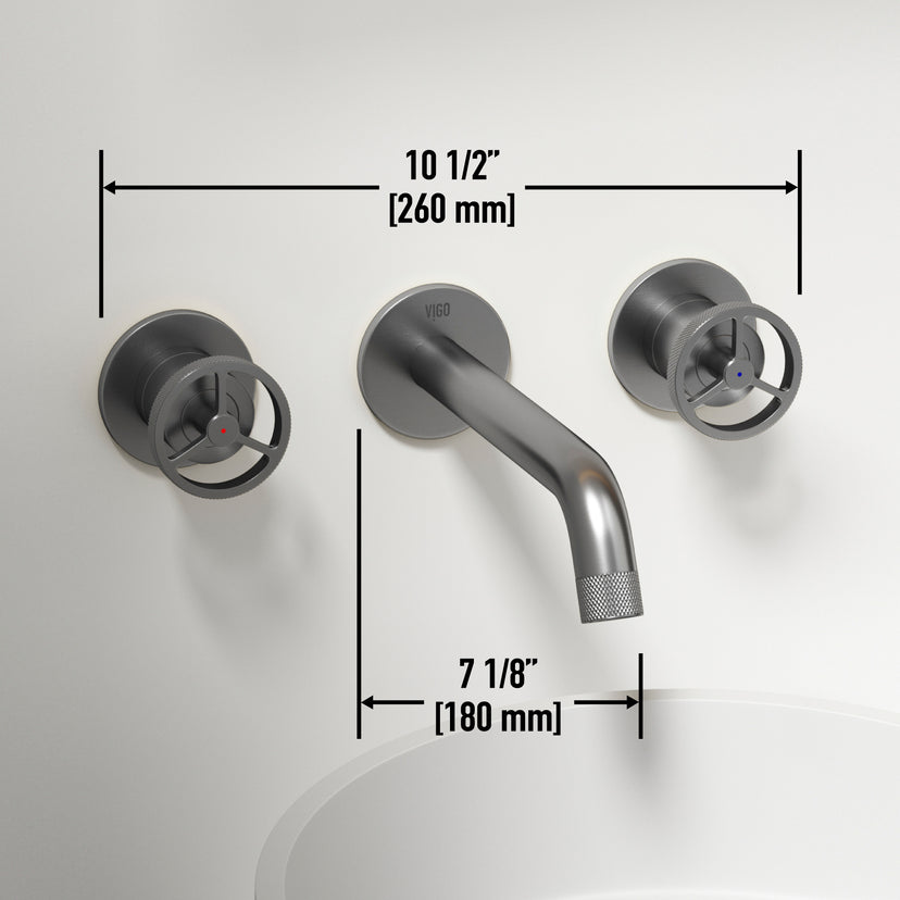 Cass Wall Mount Bathroom Faucet